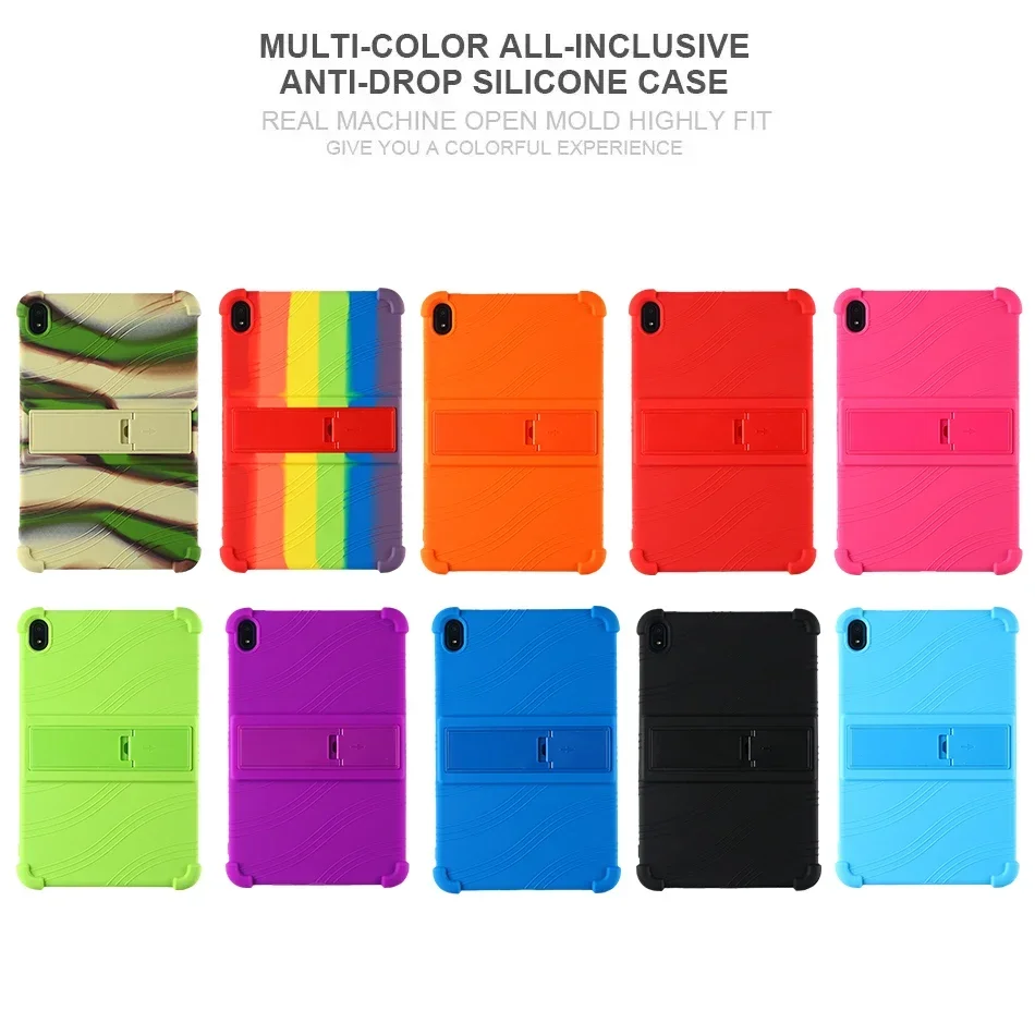 For Nokia T20 10.36 Android Nokia t20 TA-1392 Soft Silicon Case Stand Cover Back Protective Tablet Cover Protect Shell
