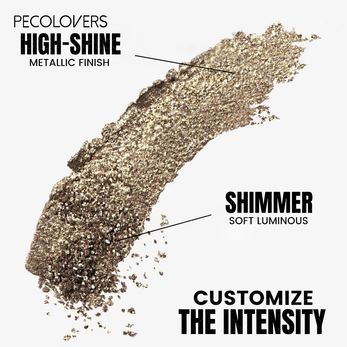 Long-Lasting,Highlighter，Glitter Eyeshadow Stick,Makeup for Daily Use