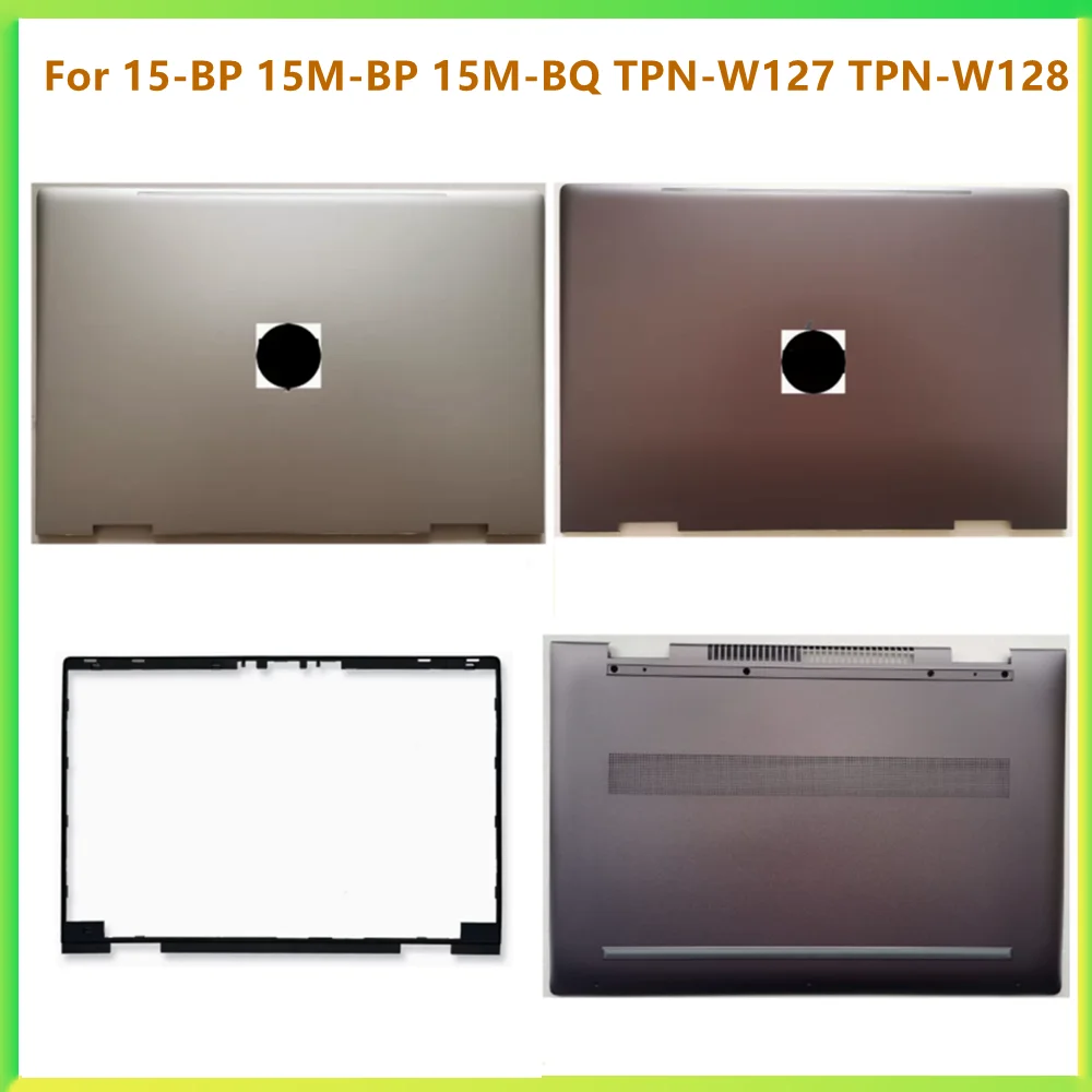 

New Laptop LCD Back Cover Case Bezel Front Frame Bottom Cover Case For HP ENVY 15-BP 15M-BP 15M-BQ TPN-W127 TPN-W128 Shell