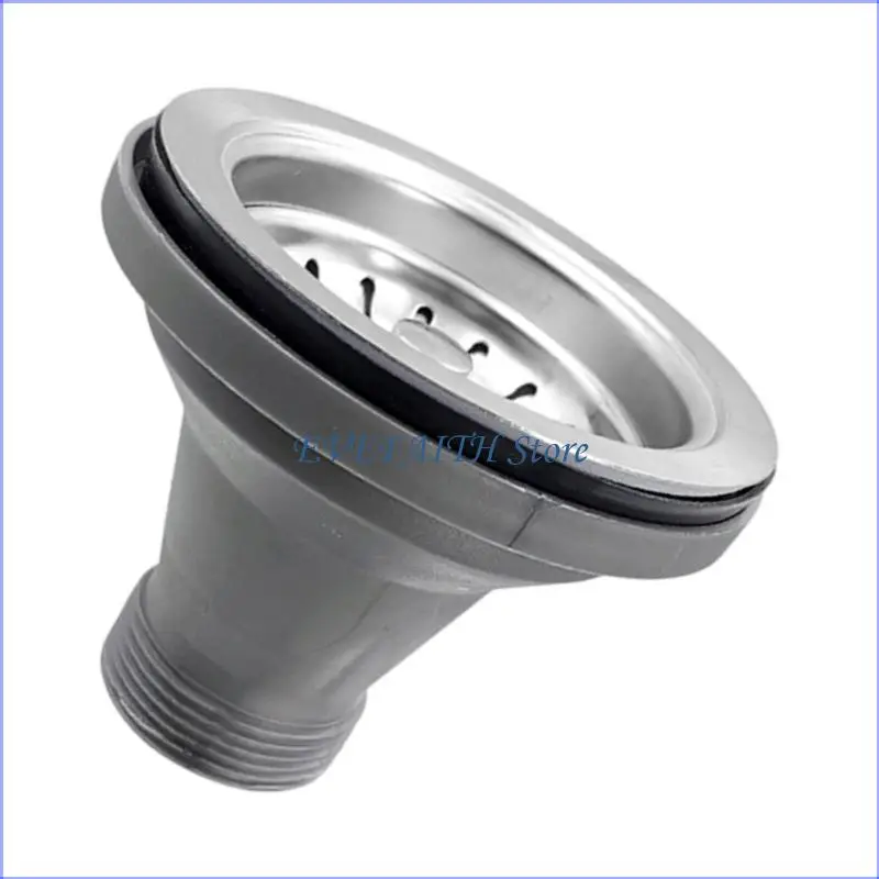 124B مجموعة استنزاف المطبخ والحمام، هيكل فولاذي، نظام ترشيح ثلاثي التثبيت السريع لسهولة التركيب بنفسك #5