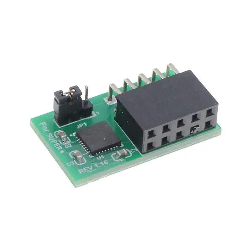 Exquisite-For Supermicro AOM-TPM-9670V Compatible 10 Pin TPM 2.0 Module Security Processor For Trusted Platform Module TP M2.0