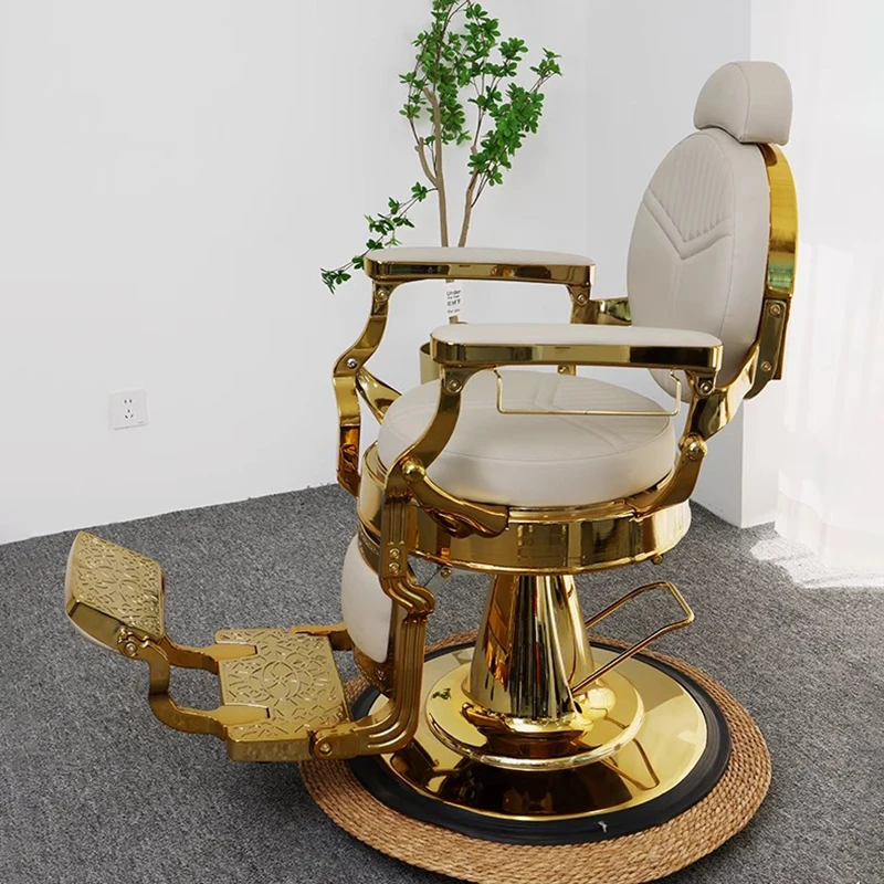 

-Для парикмахерского кресла с откидной спинкой, удобное мягкое кресло для салона, парикмахерское кресло для салона красоты, мебель для салона парикмахерской