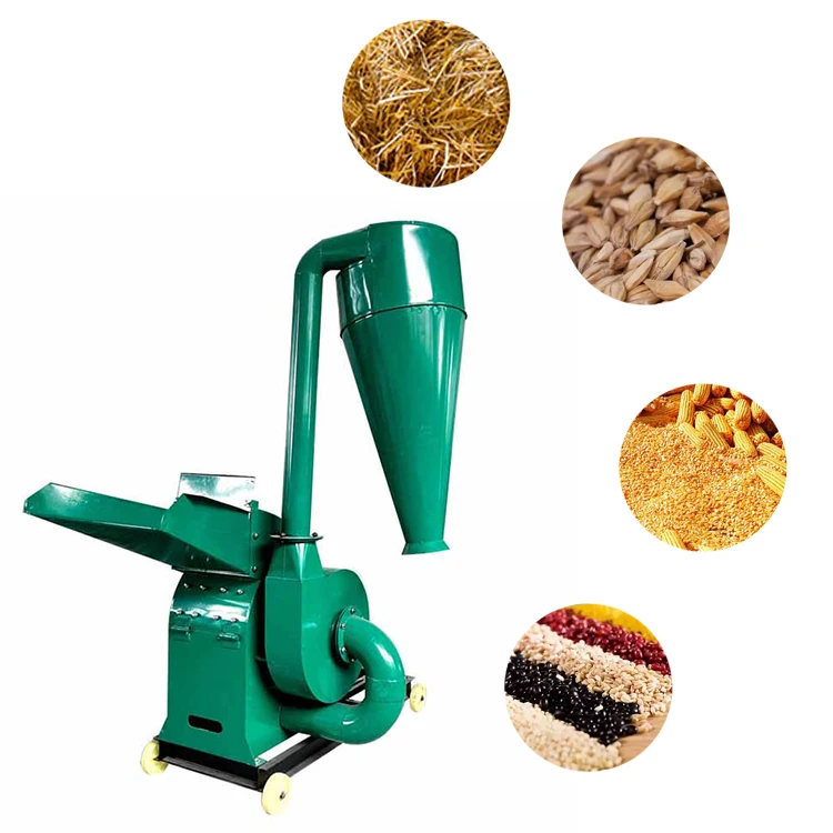 

RCM Mini Chaff Straw Crusher Animal Feed Crusher And Mixer Hammer Mill Farm Corn Crusher Mill