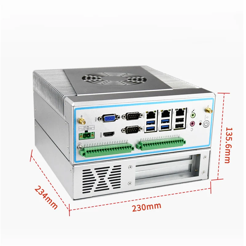 Motherboard 7USB DDR4 32GB 2.5inch SSD Linux Firewall Motherboards Fanless Embedded Industrial Pc