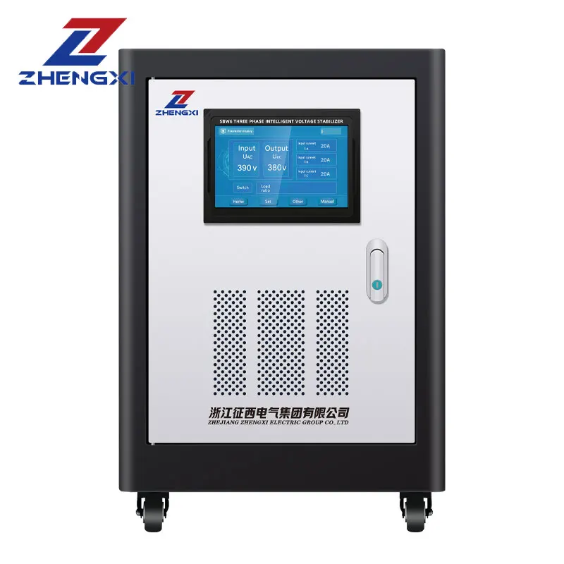 Three Phase Servo Type Automatic Voltage Regulator Stabilizer 30KVA 50KVA 60KVA 380v Voltage Stabilizer