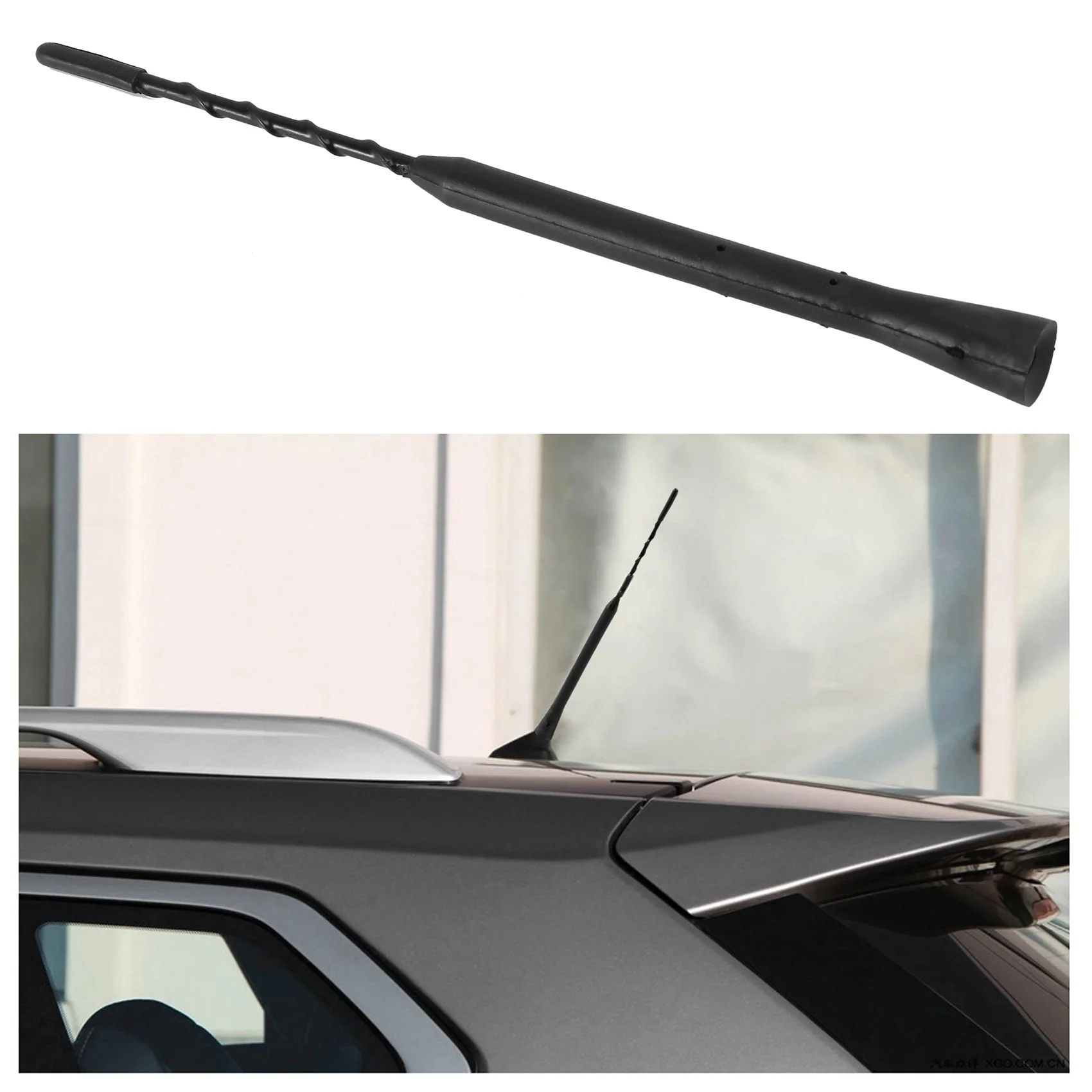 Radlo-Antenne aérienne flexible universelle anti-bruit pour voiture, équation