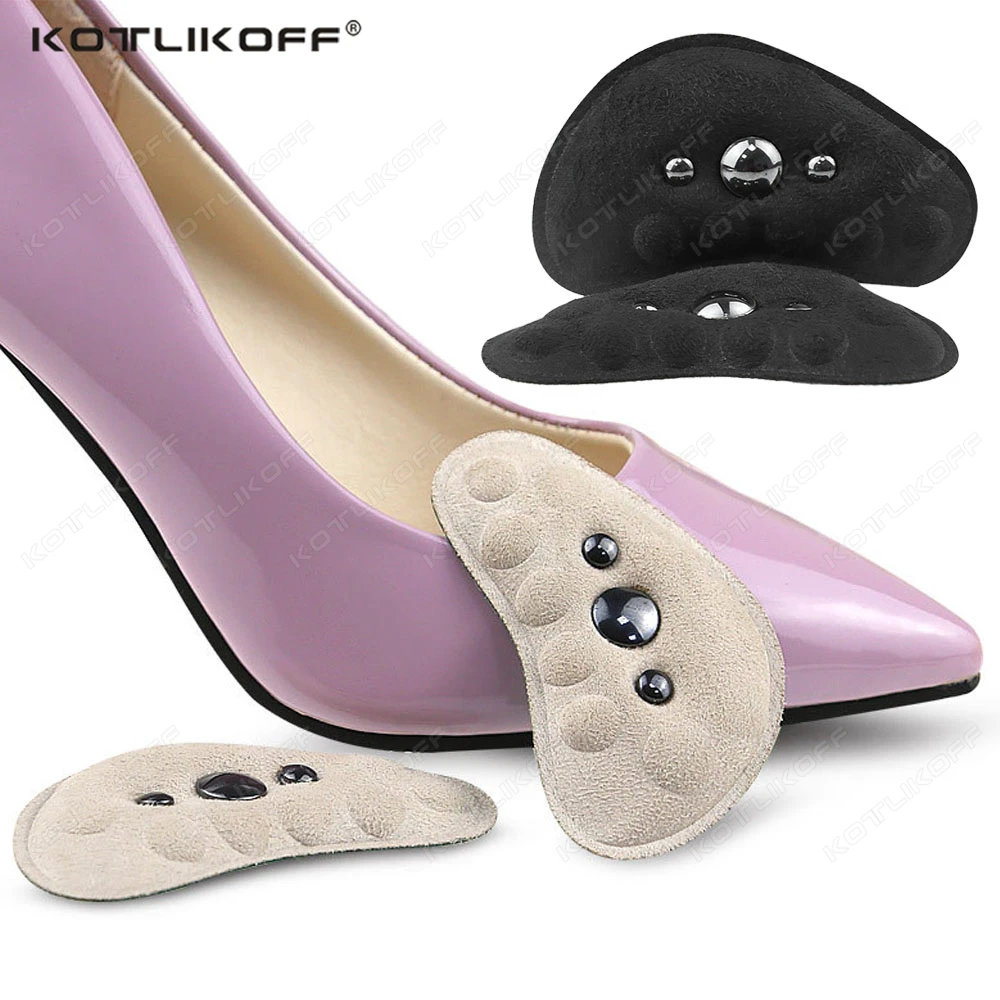 KOTLIKOFF O/X الساق النعال العظام قوس دعم أروح Varus تصحيح ذاتية اللصق المغناطيس تدليك منصات العناية بالقدم