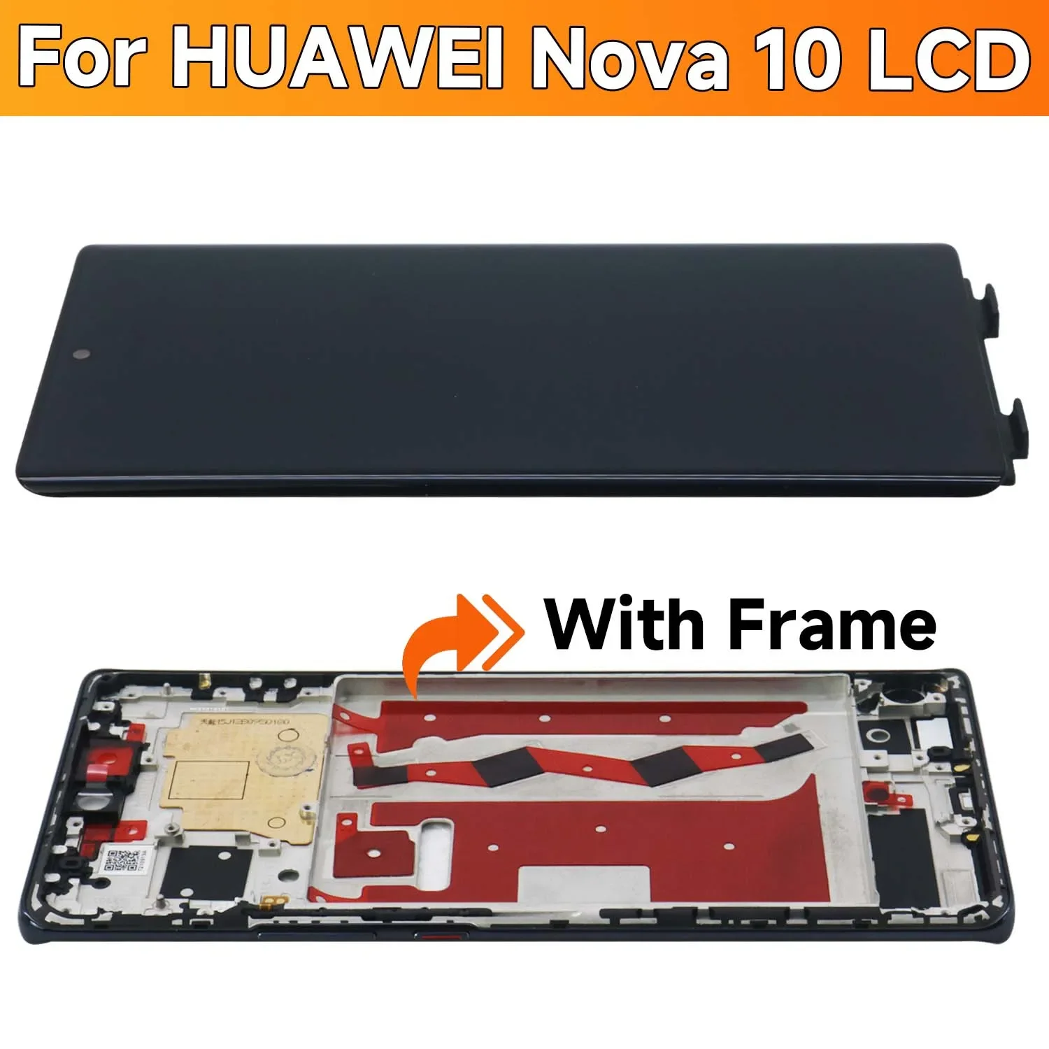 6.67\'\' Ori For Huawei nova 10 SE LCD 10SE Display Screen+Touch Panel Digitizer Frame For Nova 10 Nova10 NCO-AL00 Display