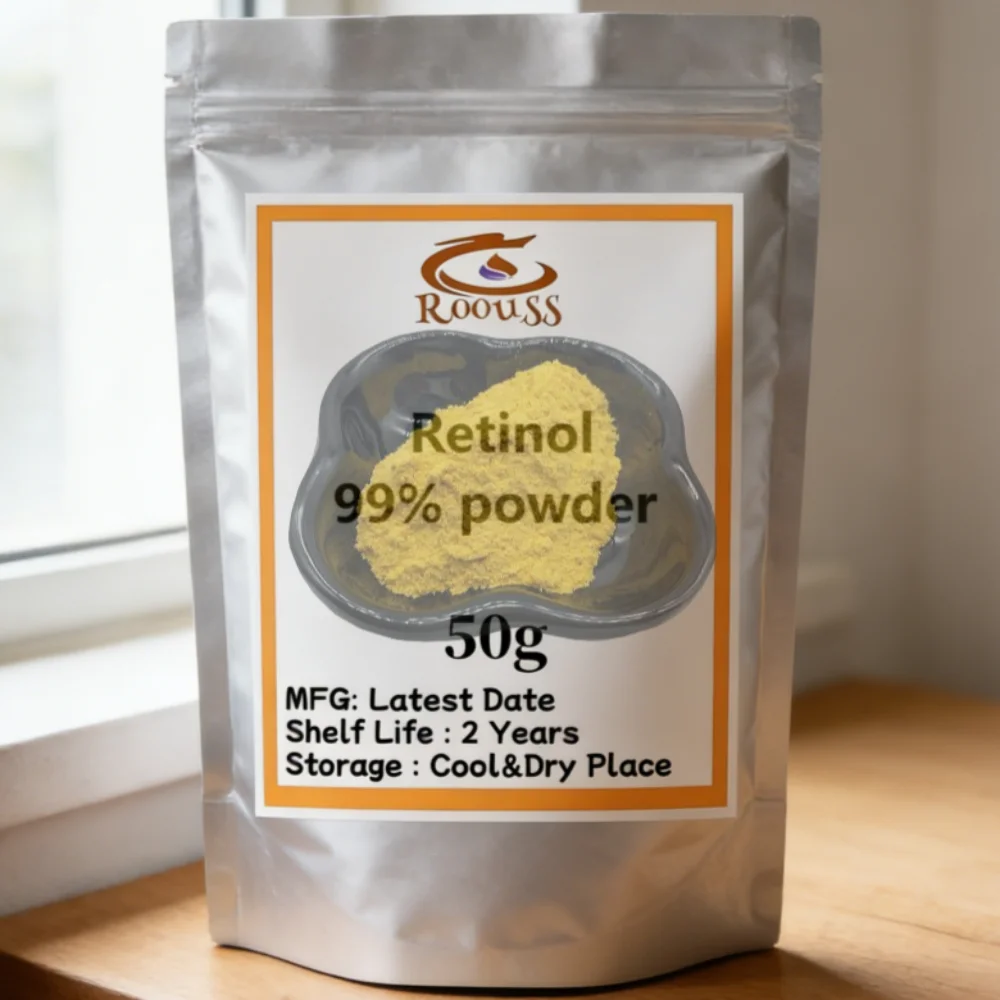 Hot Sale Retinol Acetate Powder Pure Cosmetic Grade Material Free Shipping