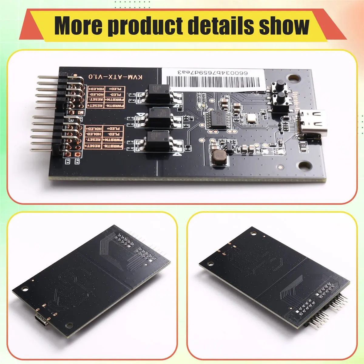 【dt56】atxボード-comet-rm1アクセサリー-kvm専用-電源オフからの起動、クラッシュからの復旧