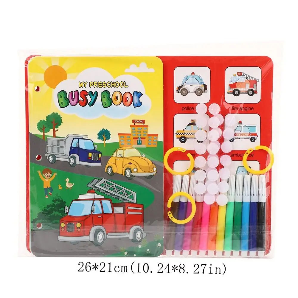 Rustig Boek Set 12 Kleur Aquarel Pen Set Dinosaurussen Marine Graffiti Notebook Set 2-in-1 Dieren Tekening notebook Kinderen