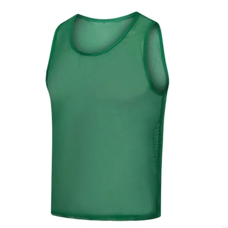 

Y51D 12Pcs Sport Training Bibs Football Vest for Basketball Volleyball Team Vest Bibs