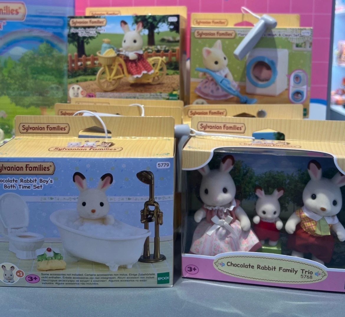 Sylvanian Families Children'S Play House Toys Kawaii Furniture Accessories Forest Family Room Ornaments Decoration Girls Gift