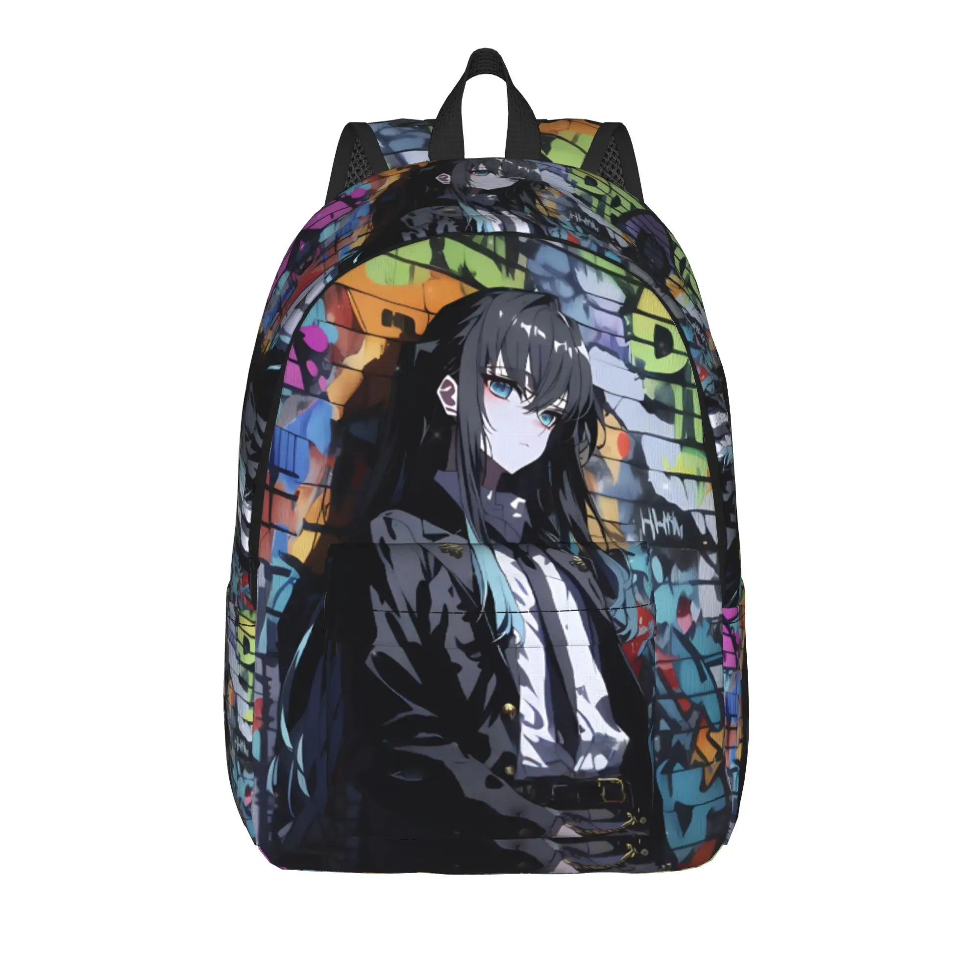 

Fashion Demon Slayer Backpack shounen manga Mochilas Casual For Work Office Large Capacity Rucksack