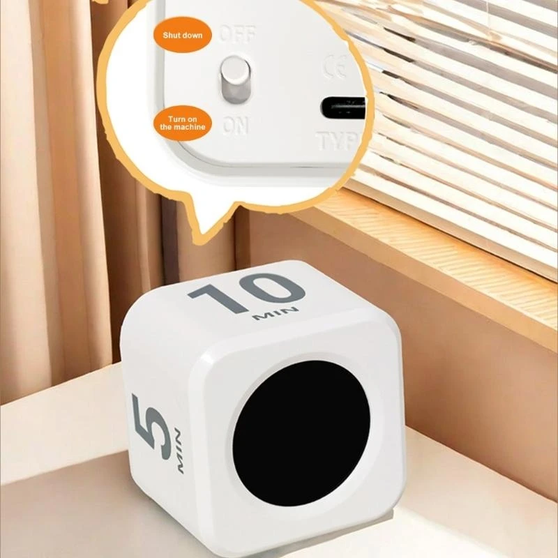 Gravities Sensors Productivity Timer Digital Countdown Timer with LED Display Time Management Gadget  Kitchen Tool
