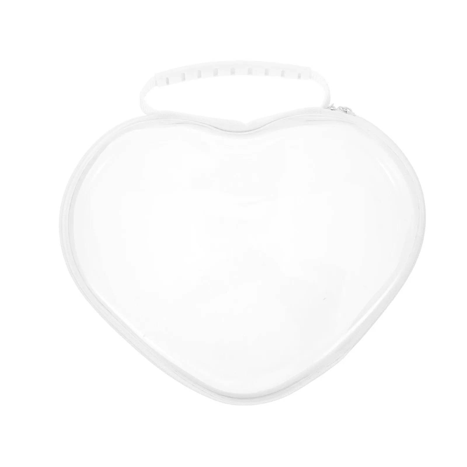 Makeup Bag Travel Clear Zipper Pouches Hard Shell Case Storage Containers Sided