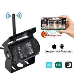 Bileeko WiFi Car Truck RV Trailer Rear View Backup Camera Wireless  CCTV For iOS Android