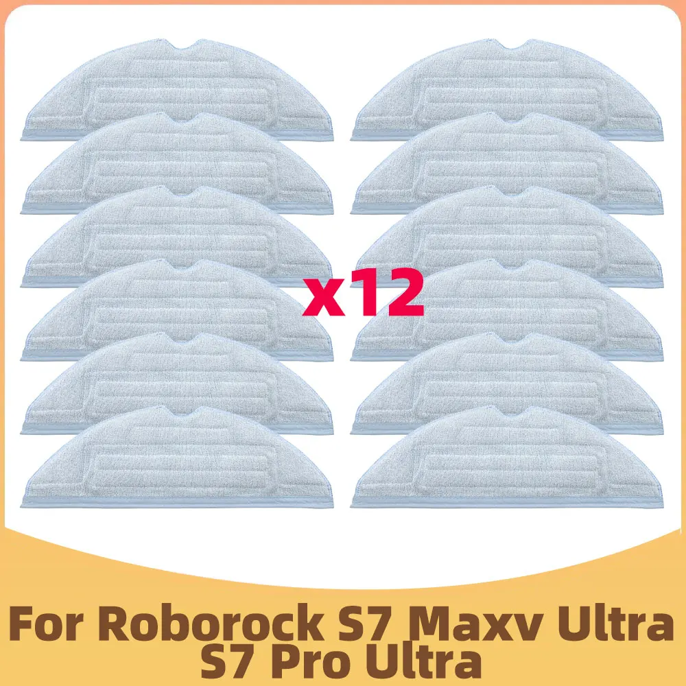 Compatible For Roborock S7 S70 S75 S7Max S7MaxV T7s T7s Plus Mop Pad Vacuum Cleaner Robot Mop Rags Parts Mop Cloths Accessories