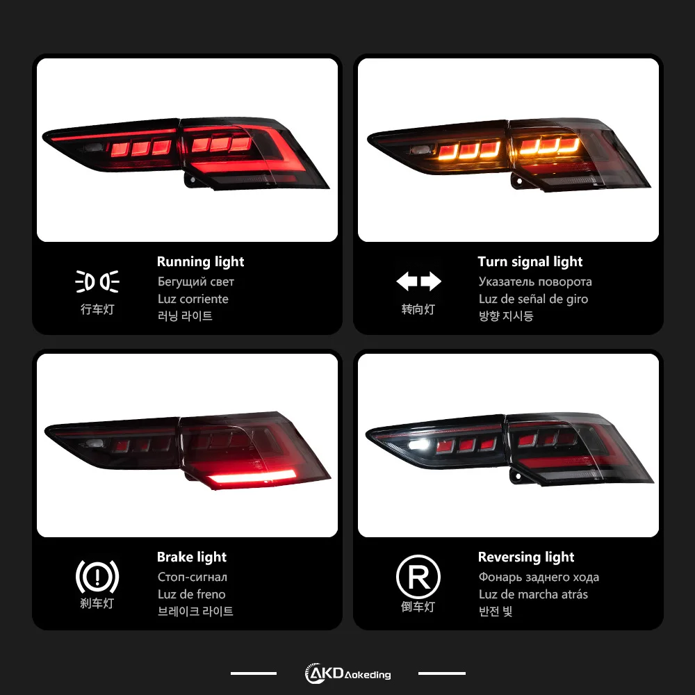 

Подходит для Volkswagen Golf High 8 и 8.5: комплект для модернизации задних фонарей с динамическими светодиодными указателями поворота и ходовыми огнями MK8/8.5