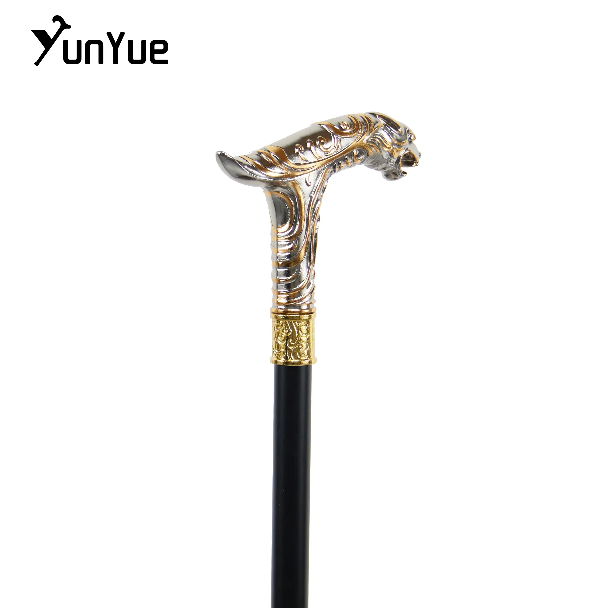 الذهب الأبيض كيلين مقبض موضة عصا للمشي شهم مجموعات فنية قصب المشي تأثيري فيلم الدعائم حفلة قصب كروسييه المقبض