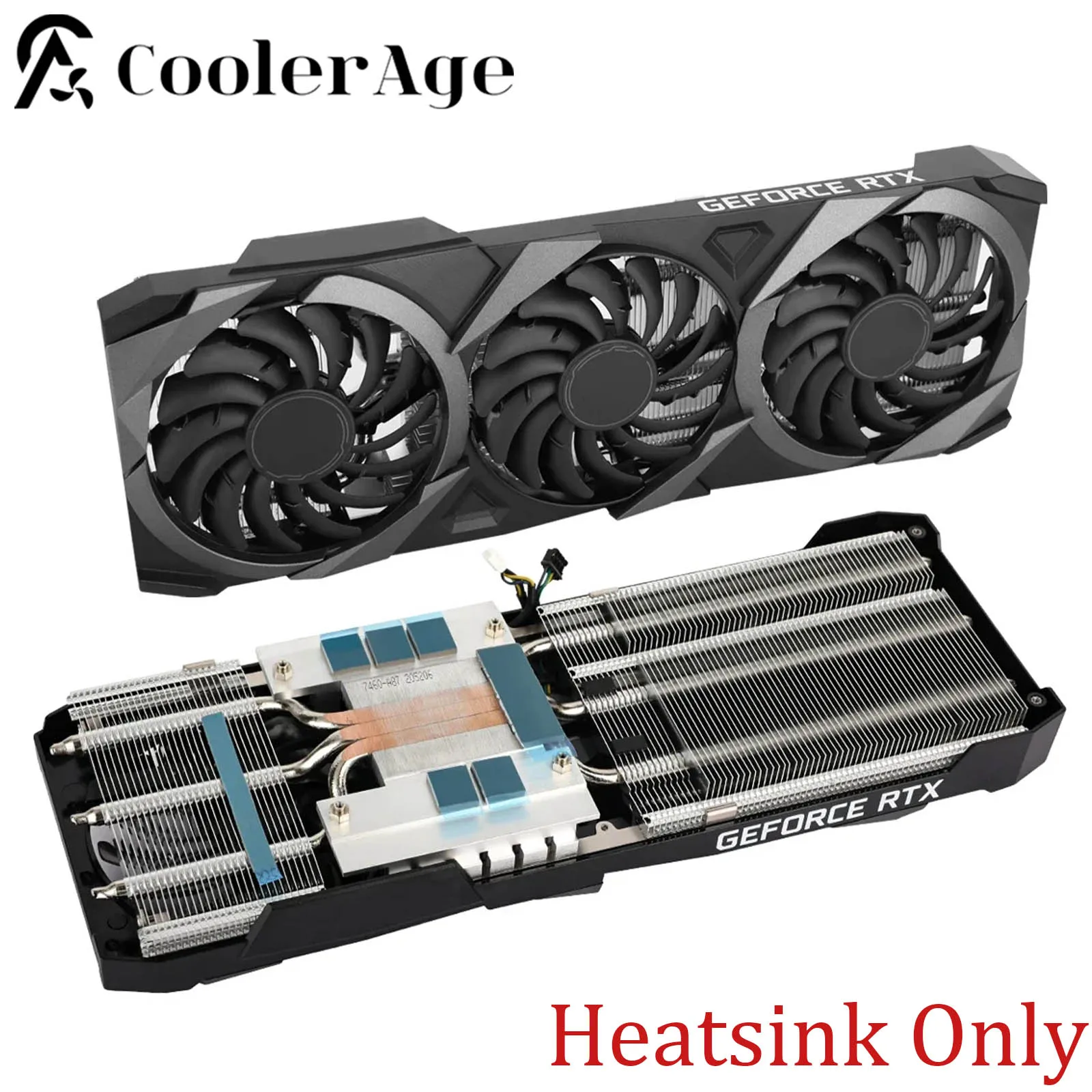 New Original Video Card Heatsink RTX 3060 RTX3060Ti For MSI RTX 3060 3060Ti Ventus 3X Replacement Graphics Card GPU Heat Sink