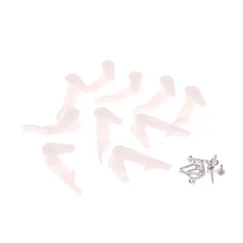 10 ks 8/10mm stropní svorka na světlo se šrouby stínidlo s pevnou svorkou spona LED svítidlo stropní lampa LED osvětlení příslušenství 10 nejlepší prodej pružinové klipy pro stropní světla - №6