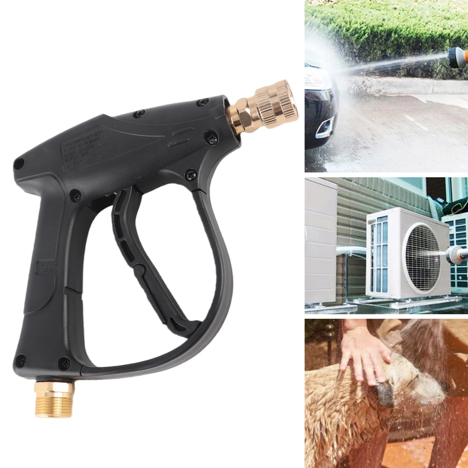 High Pressure Washer High Power Washer 4350PSI Easy To Assemble with 1/4inch Quick Connector for Siding for Window Cleaning