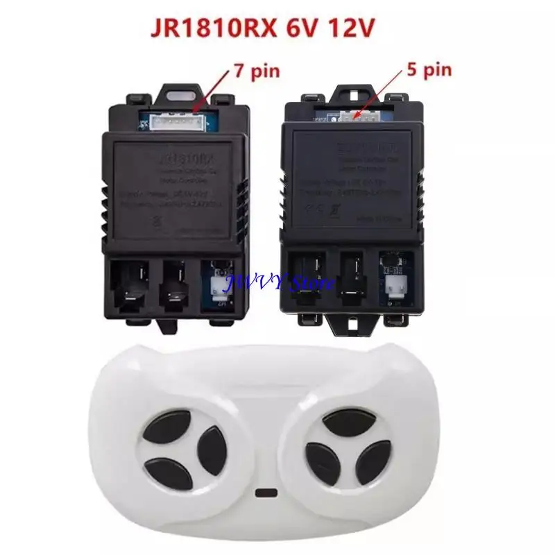 573A 6-12V Eletric Kids Car Remote/Receiver 5pin 7pin for JR1810RX Repair Accessory Receiver Remote Control Smooth Start