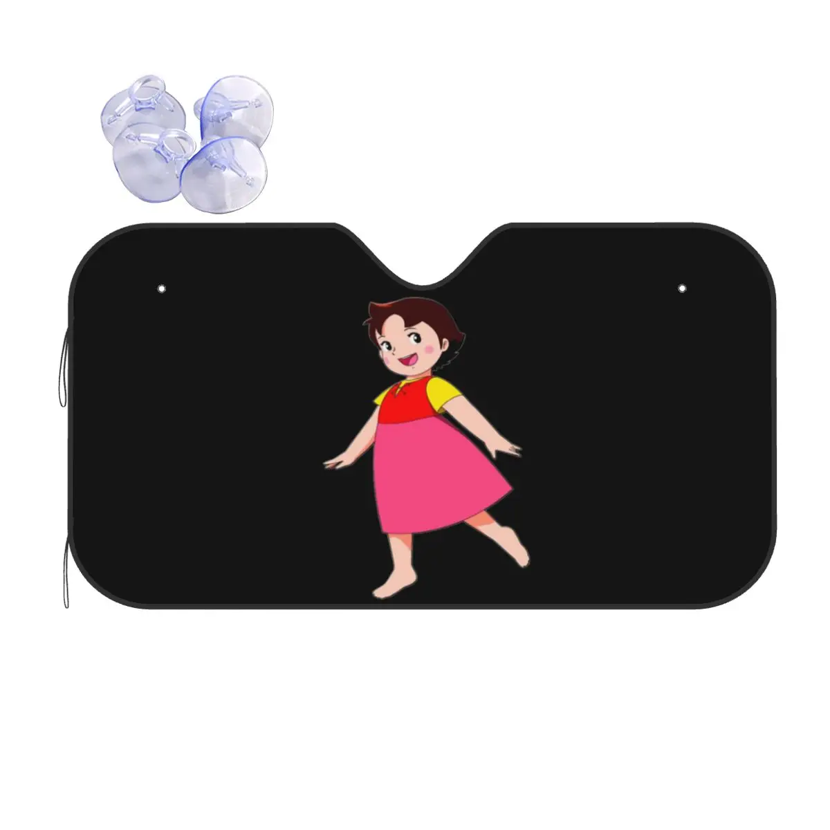 

Heidi Girl Sunshade Windscreen Car Front Windshield Window Sun Visor Accessories Covers