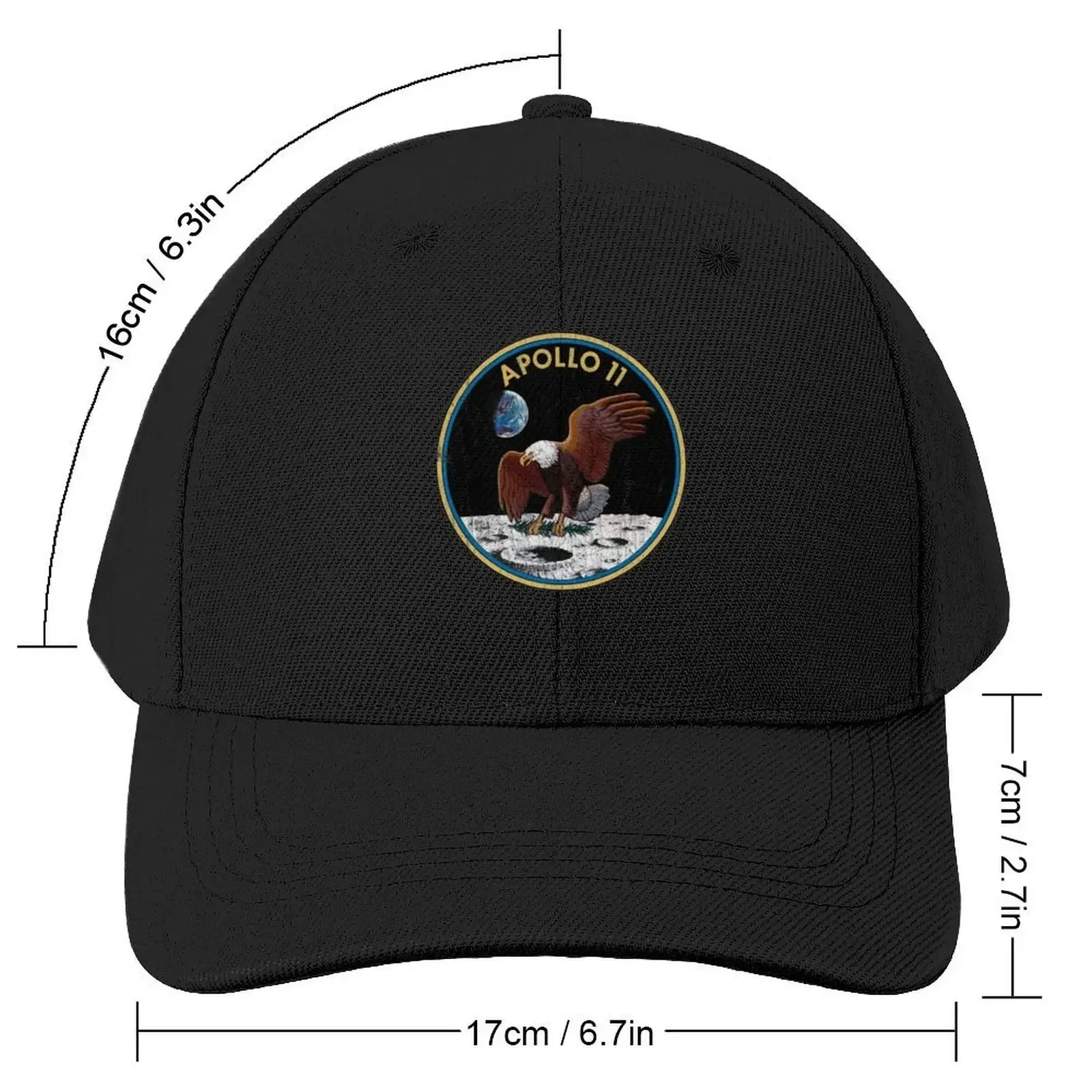 Vintage Apollo 11 Insignia Baseball Cap custom Hat Luxury Cap Golf Men's Baseball Women's