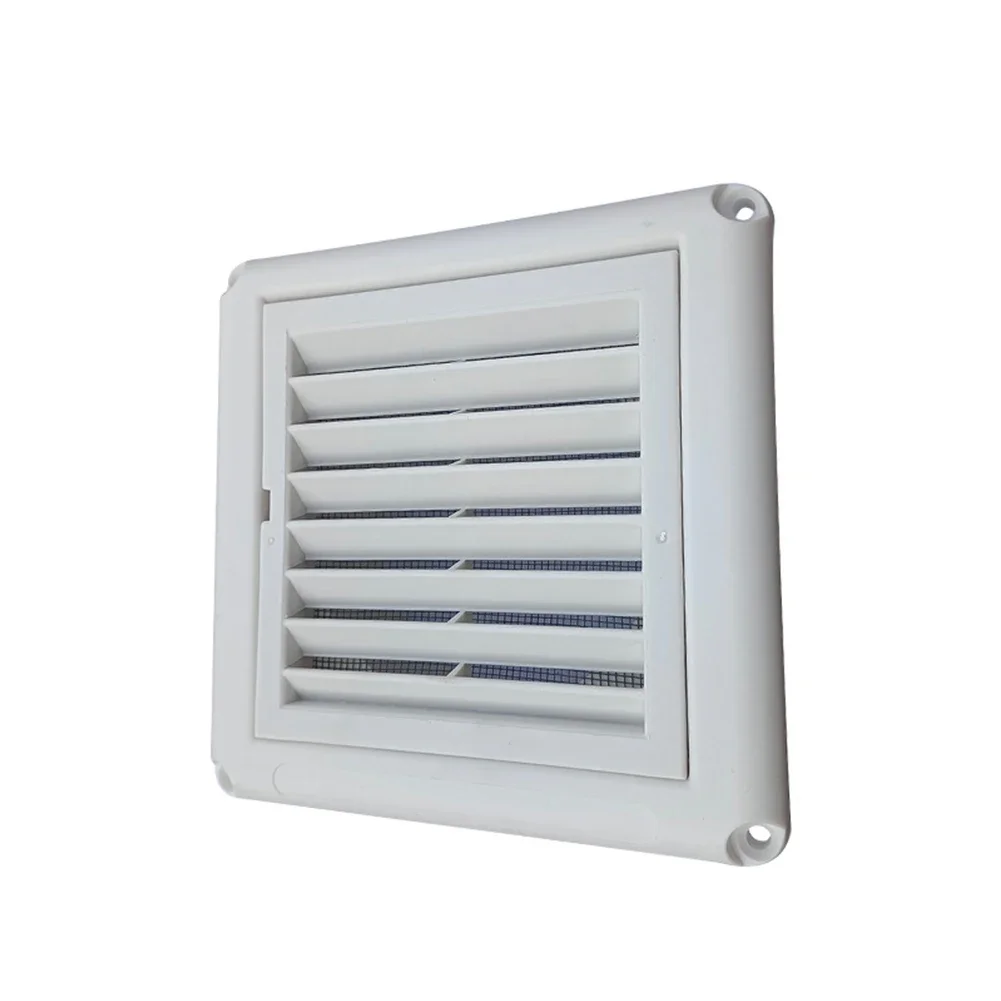 4 Inch Vent Cover Air Grille Easy Installation Louvered Design Mesh Screen Optimal Ventilation Pest Protection