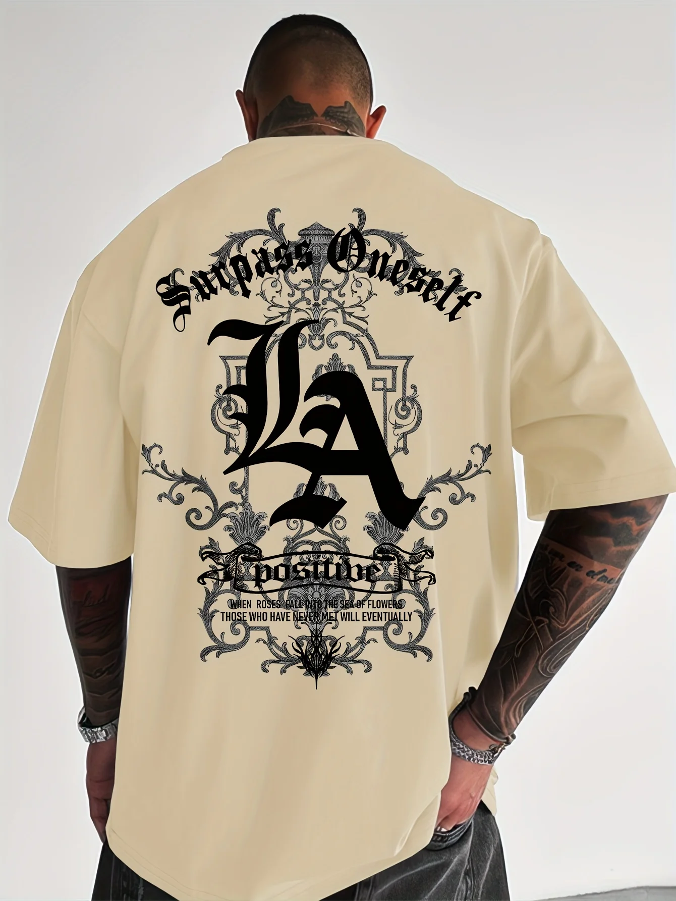Los Angeles Print 100%cotton Trendy Men Woment T-shirt Summer Autumn Daily Outdoor Sports Party Casual Loose Street Short Sleeve
