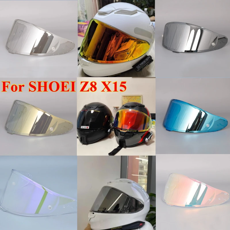 

1PCS Motorcycle Helmet Lens Anti-UV PC Visor Lens Model Case for SHOEI Z8 X15 Full Face Helmet Visor Mirror Lens