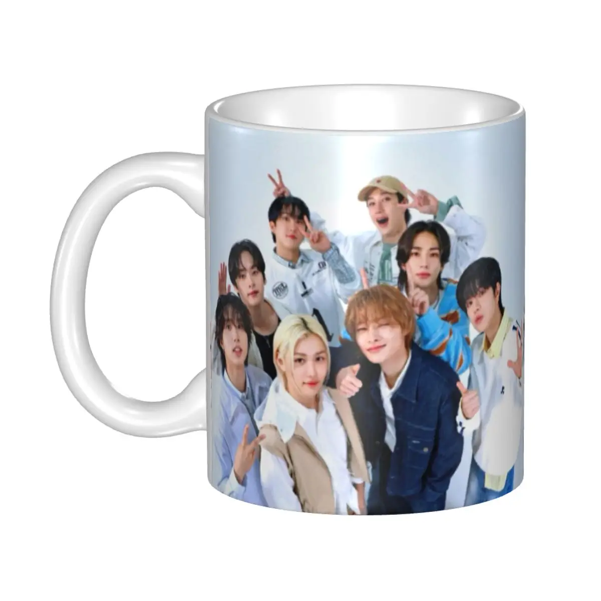 Hot-KPOP-Like-Stray-K-Kids Ceramic Magic Cups 350ml Milk Tea Coffee Mugs Best Birthday Gifts for Children Friends