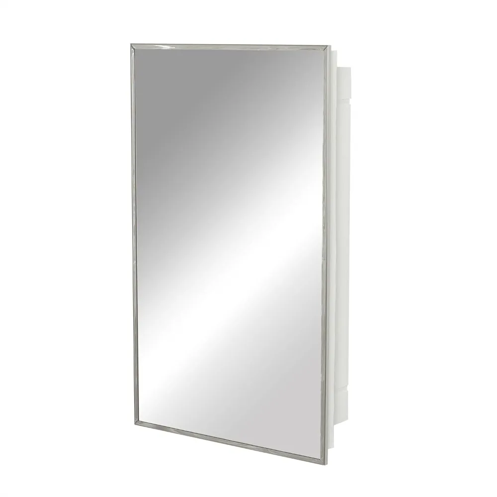 Zenith Products 105, Stainless Steel Framed Medicine Cabinet, 16 in x 26 in