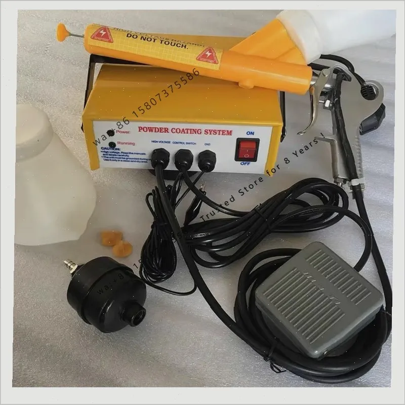 Useful 110V/220V Electrostatic powder coating  portable adjustable powder coating  system machinery coating machine