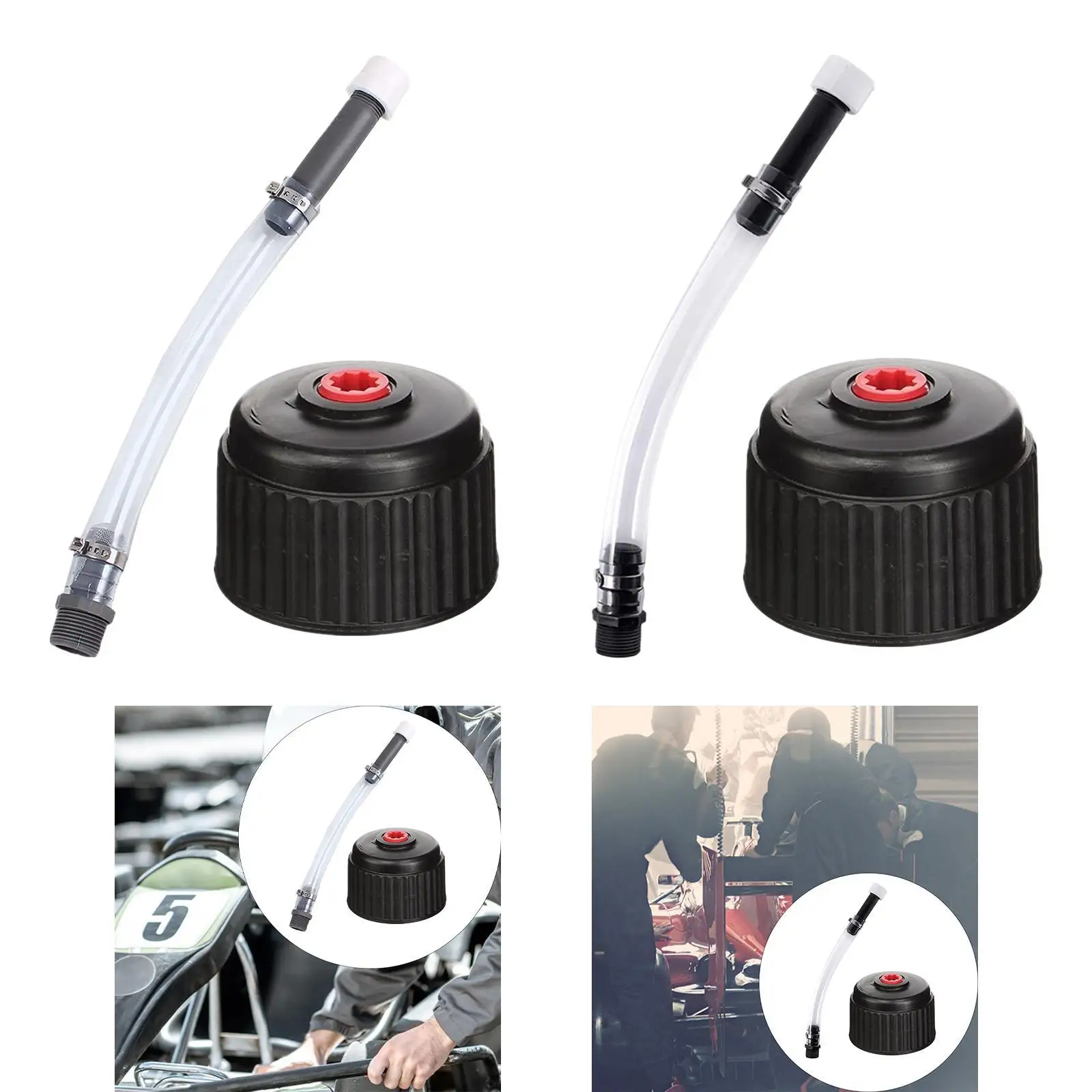 

Racing Fuel Jug Hose Spare Parts Professional Fuel Line Assembly Filler Hose