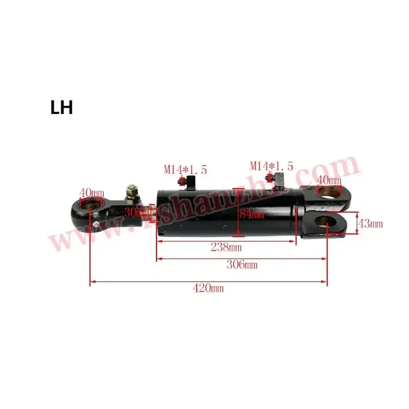 Forklift Parts 37B-1JA-D510 (LH)/37B-1JA-D520 () Hydraulic Tilt Cylinder for FD(G)20~25-16, Original