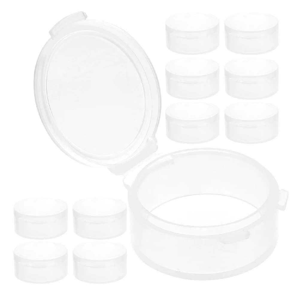 

15 Pcs Earplug Storage Box Boxes Cases Clear Earplugs Holder Bud Earbud Organizer Plastic