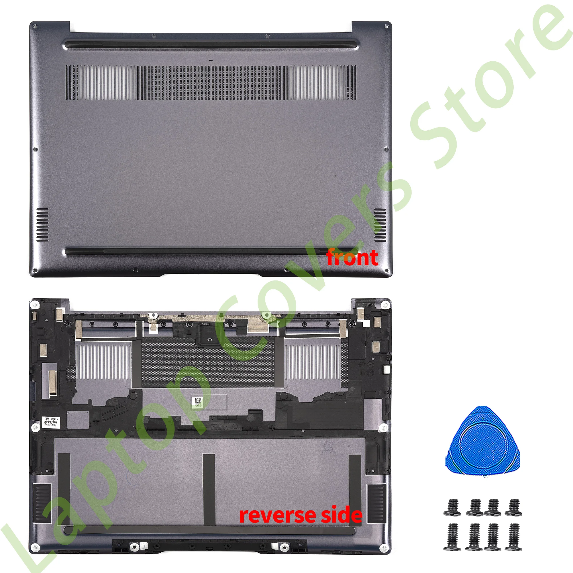 PC Parts For Matebook 14 KLVD-WFH9 2021 KLVF-16 2022 Notebook LCD Back Cover Front Bezel Palmrest Bottom Replace Gray