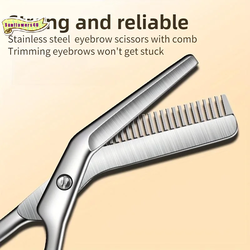 Men'S Grooming Eyebrow Trimming - Ножницы для бровей из нержавеющей стали