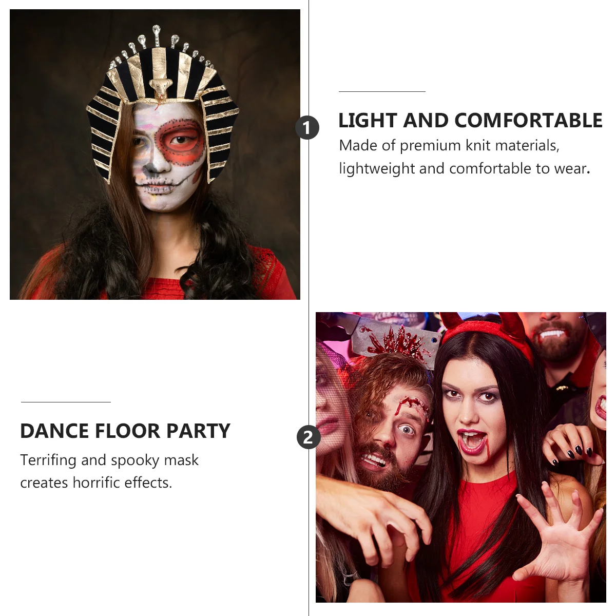 Chapeau égyptien, coiffure de Cosplay, accessoires de Costume, décorations de fête pour adultes, couvre-chef d'halloween, coiffure égyptienne