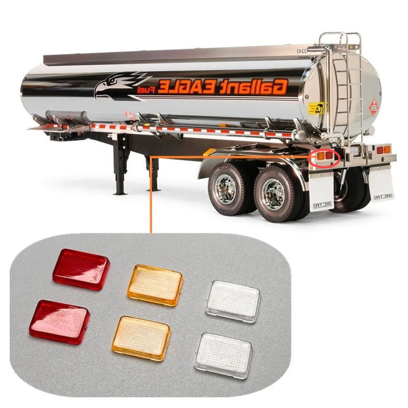 

LED Pallet Container Light For TAMIYA 1/14 RC Truck Trailer Dump Truck King Hauler Warning Light