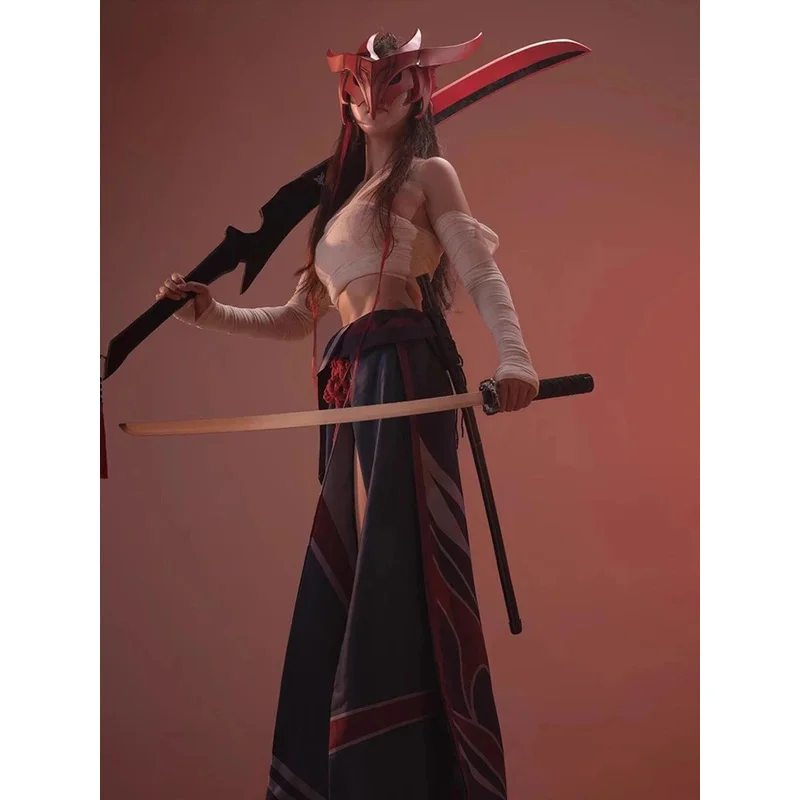 

Cosplay Costumes Game LoL The Unforgotten Yone Role Play Uniform Halloween Carnival Outfits For Male And Female if;3