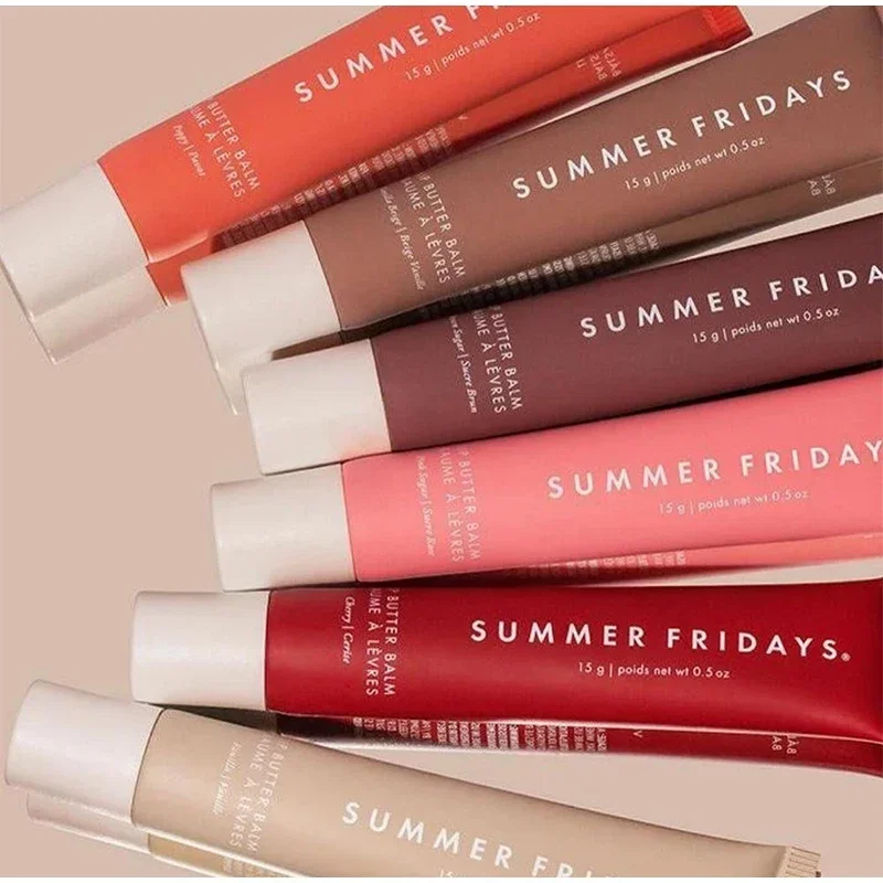 Summer Fridays Deep Moisturizing Lip Glaze Smoothing Lip Lines Long Lasting Nourishment Lip Balm Daily Makeup Lip Care Set Hot