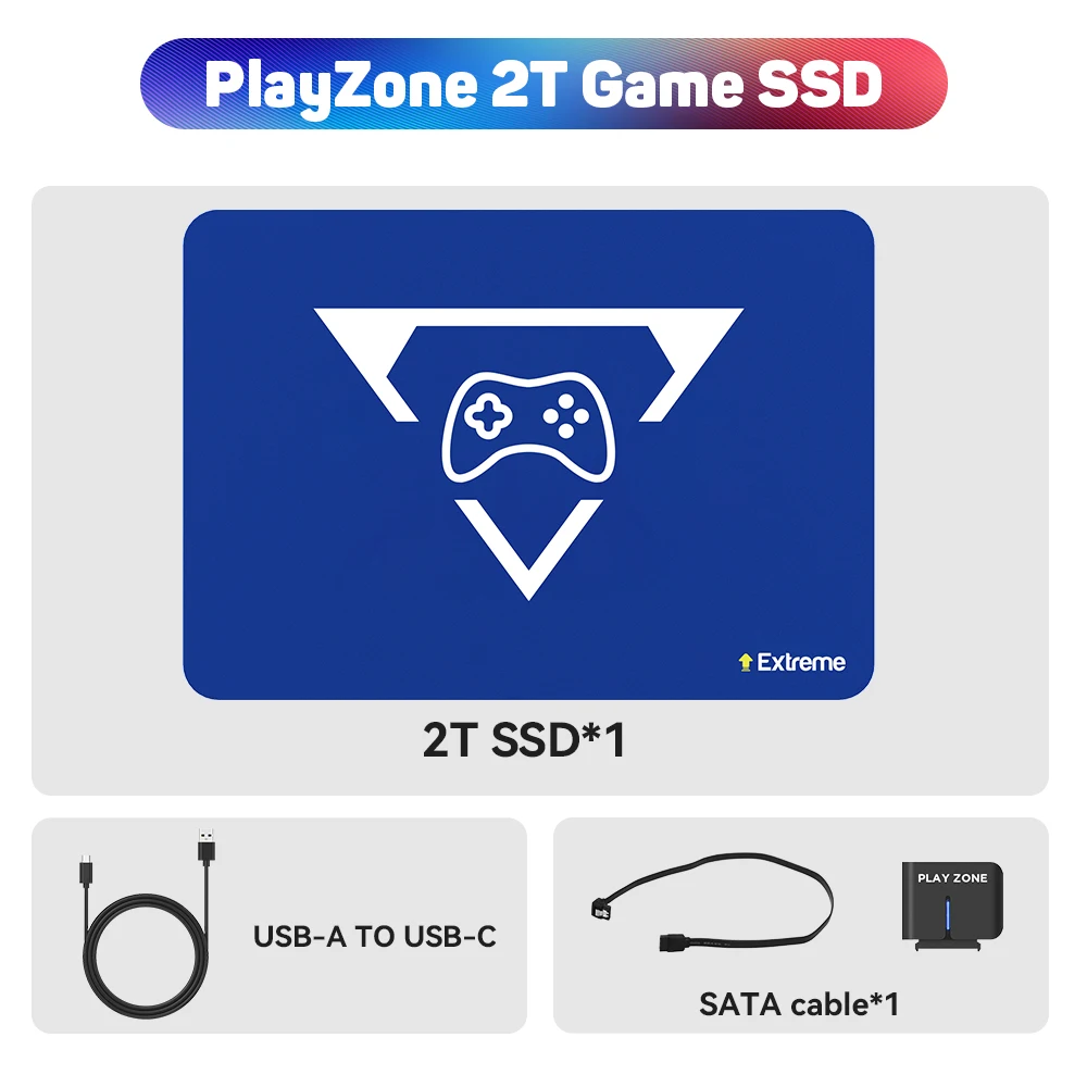 その他 PLAYZONE SSD 2TB Playzone 2T Gaming SSD With 20441 Games For PS5/PS4/PS1/Switch
