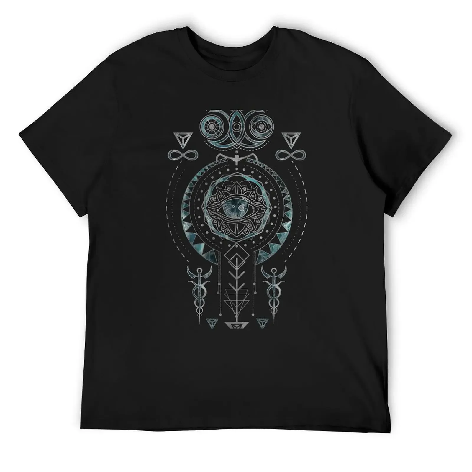 Mystical Sacred Geometry Ornament T-Shirt oversizeds cute clothes tops kawaii clothes mens graphic t-shirts