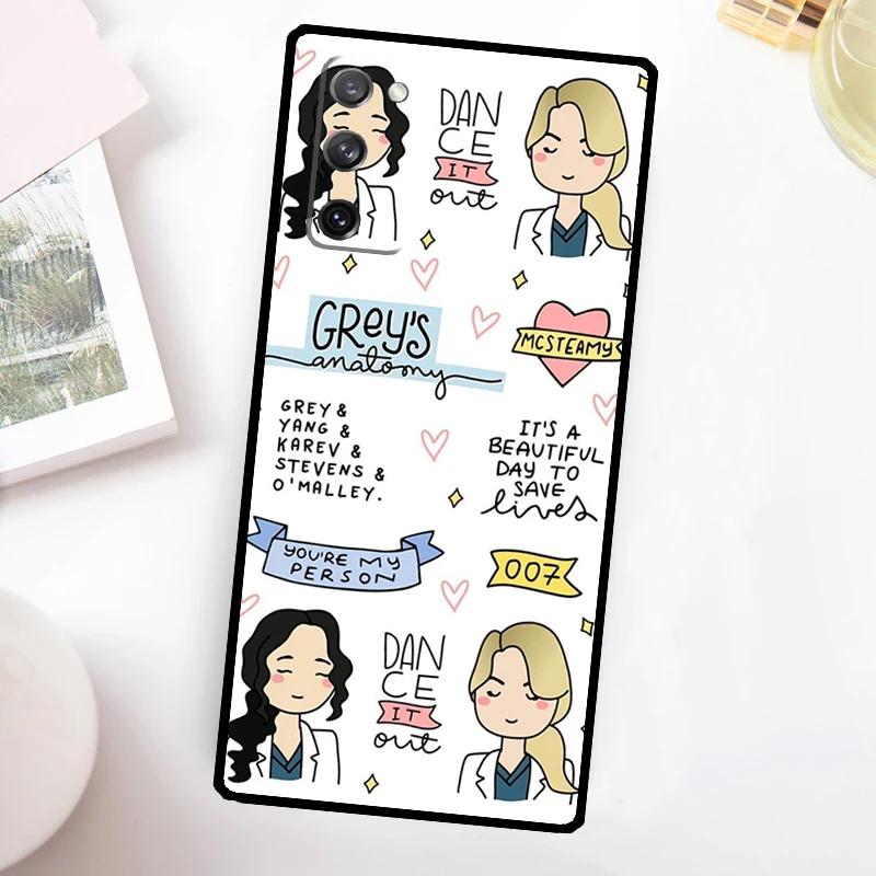 Greys Anatomy You are my person Case For Samsung Galaxy S24 S23 S22 Ultra S21 S20 FE Note 10 Plus Note 20 S8 S9 S10 Cover