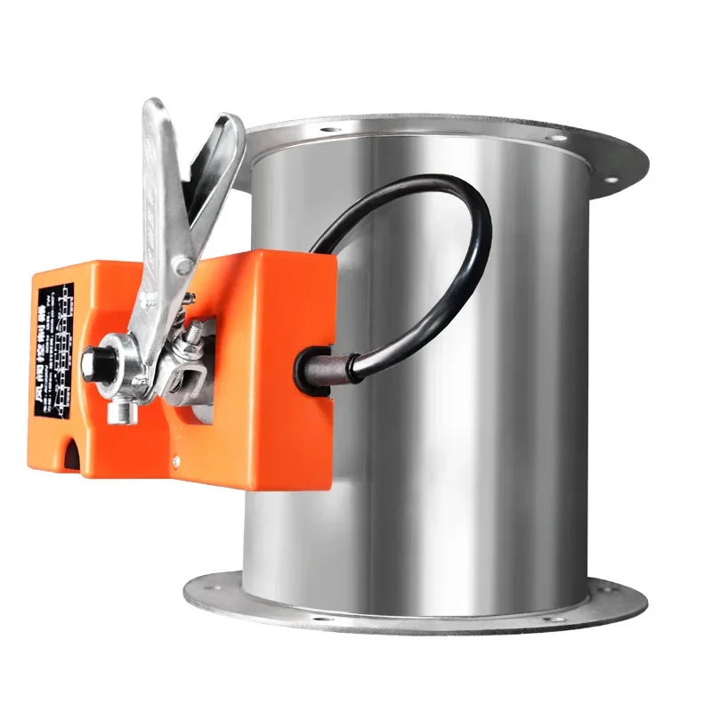 Stainless steel with manual electric integrated air volume control valve with signal feedback silicone closed valve