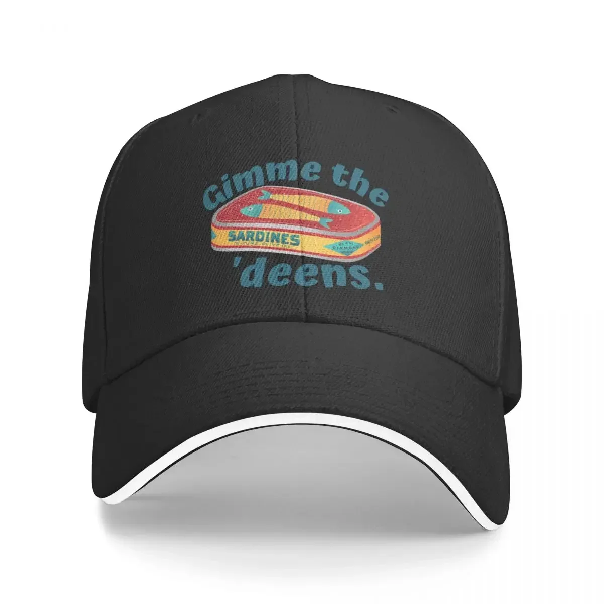 Gimme the 'deens - Sardine Lovers Baseball Cap Golf Icon golf hat genuine fun hats Ladies Men's